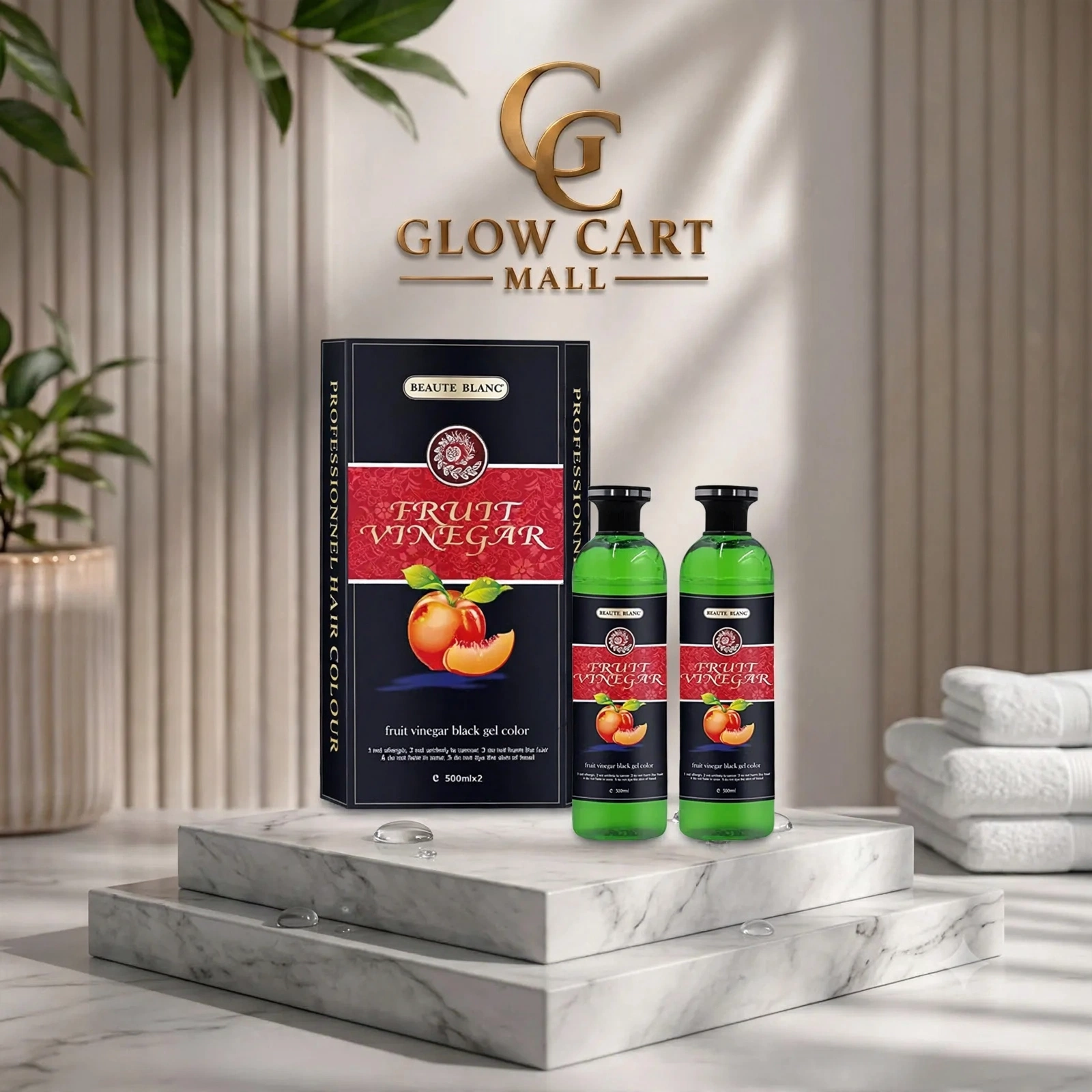 Fruit Vinegar Black Gel Hair Color