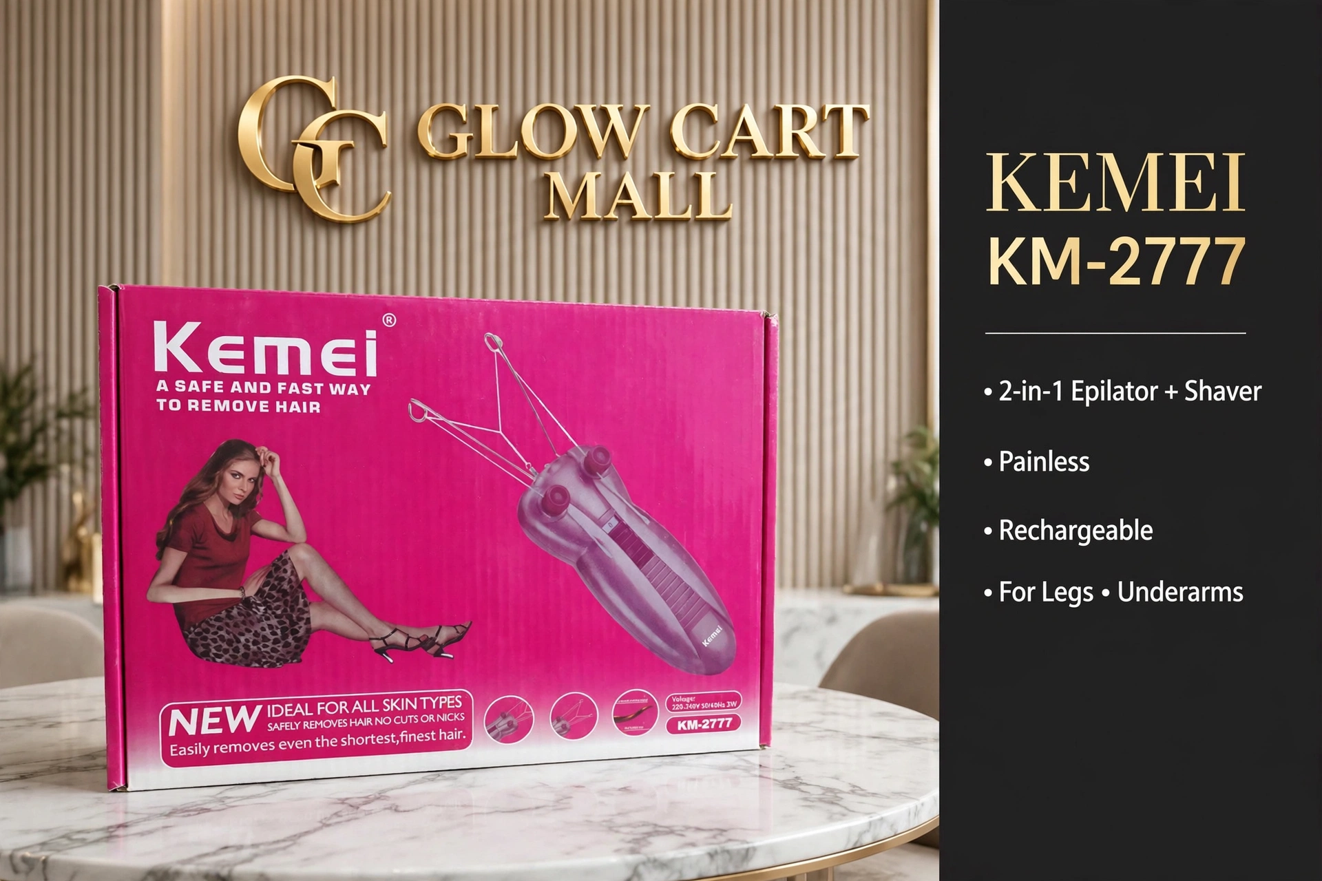 Kemei KM-2777 THREAD MACHINE