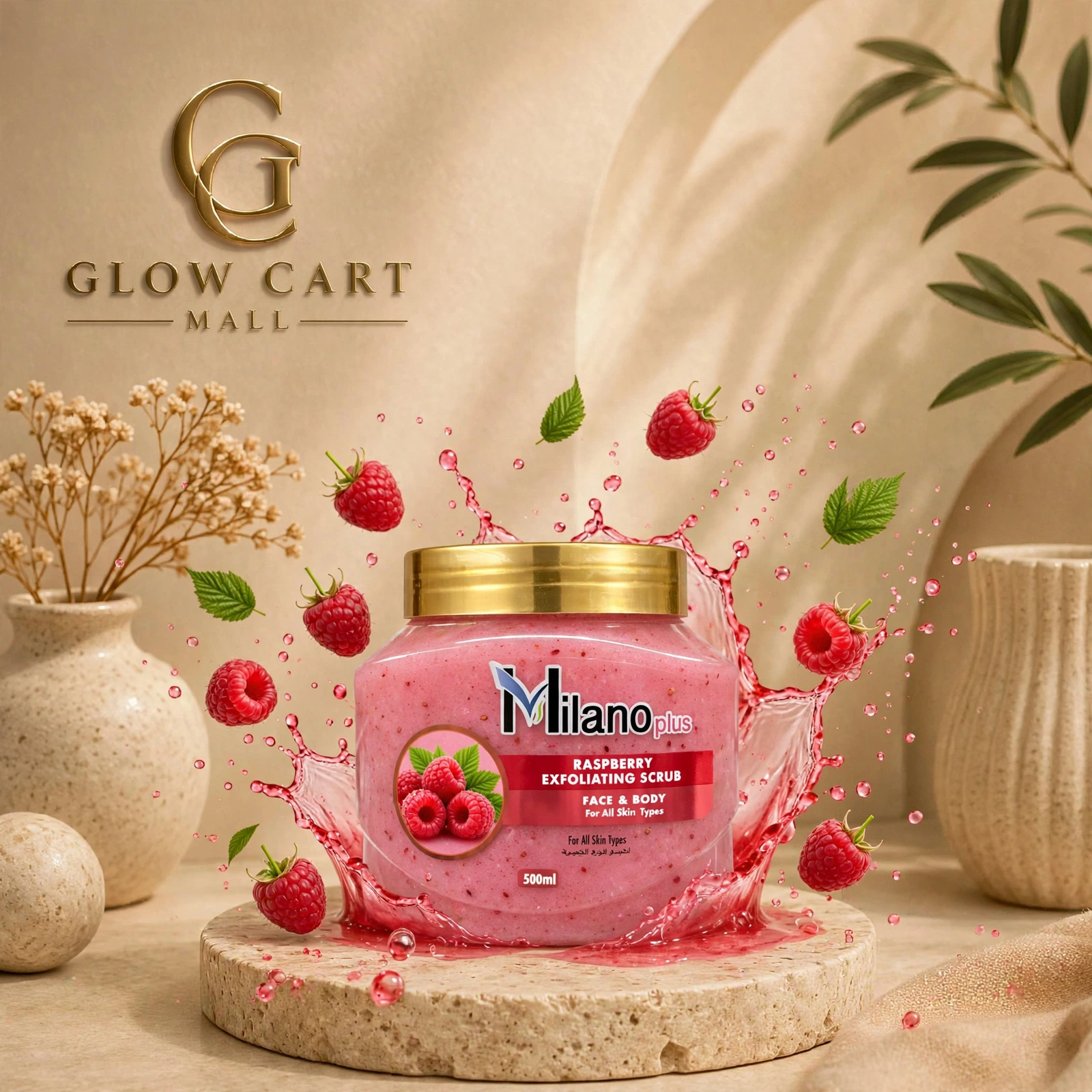 Milano Plus Face & body Scrub 500ml