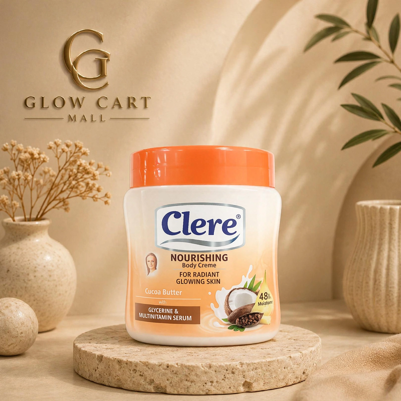 Clere Nourishing Body Cream 500ml
