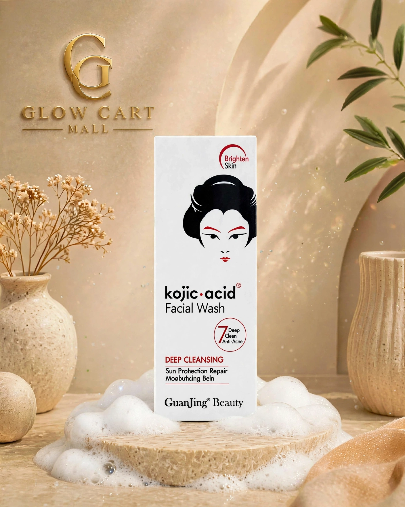 Facial wash kojic acid